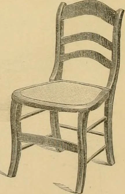 An illustration from Illustrated catalogue of chairs and furniture / manufactured by J.W. Mason & Co., 1874, leaf 21