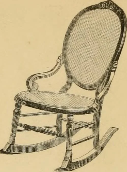 An illustration from Illustrated catalogue of chairs and furniture / manufactured by J.W. Mason & Co., 1874, leaf 23