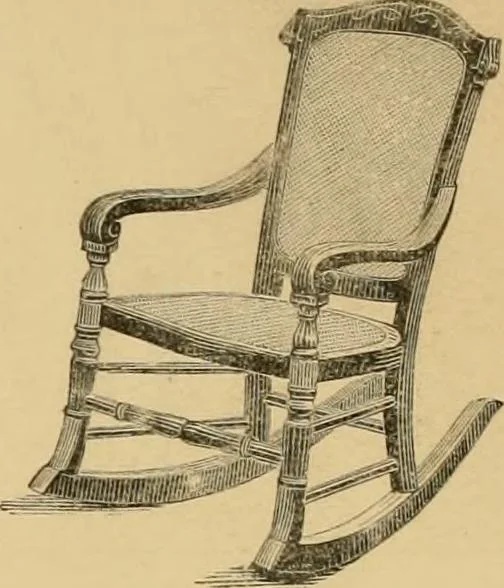 An illustration from Illustrated catalogue of chairs and furniture / manufactured by J.W. Mason & Co., 1874, leaf 23