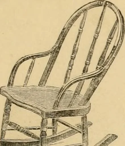 An illustration from Illustrated catalogue of chairs and furniture / manufactured by J.W. Mason & Co., 1874, leaf 24