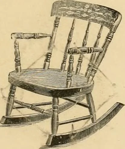 An illustration from Illustrated catalogue of chairs and furniture / manufactured by J.W. Mason & Co., 1874, leaf 24
