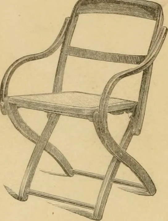 An illustration from Illustrated catalogue of chairs and furniture / manufactured by J.W. Mason & Co., 1874, leaf 25