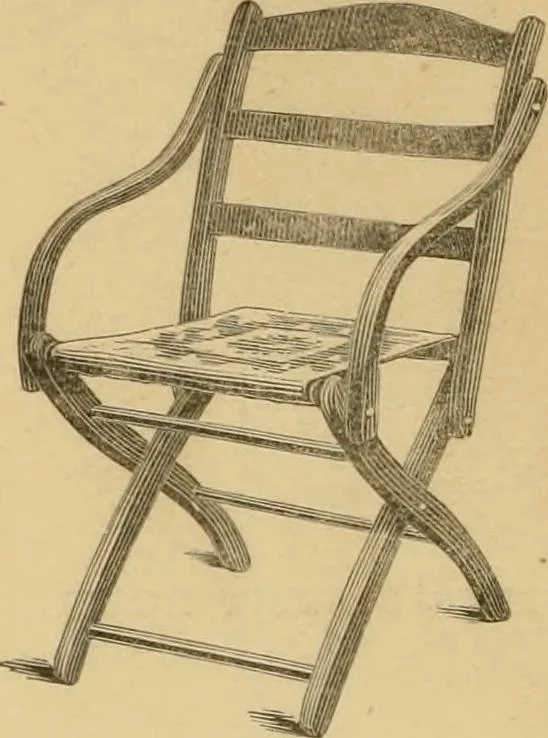 An illustration from Illustrated catalogue of chairs and furniture / manufactured by J.W. Mason & Co., 1874, leaf 25