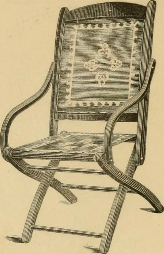 An illustration from Illustrated catalogue of chairs and furniture / manufactured by J.W. Mason & Co., 1874, leaf 27