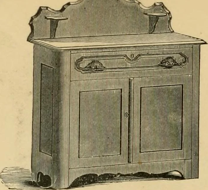 An illustration from Illustrated catalogue of chairs and furniture / manufactured by J.W. Mason & Co., 1874, leaf 43
