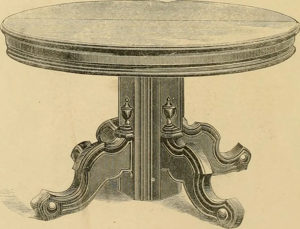 An illustration from Illustrated catalogue of chairs and furniture / manufactured by J.W. Mason & Co., 1874, leaf 45