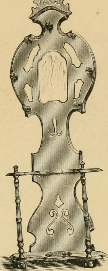 An illustration from Illustrated catalogue of chairs and furniture / manufactured by J.W. Mason & Co., 1874, leaf 47