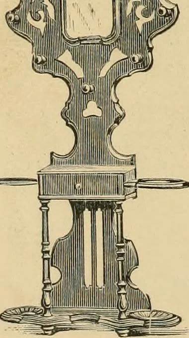 An illustration from Illustrated catalogue of chairs and furniture / manufactured by J.W. Mason & Co., 1874, leaf 47