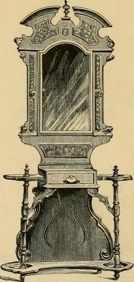 An illustration from Illustrated catalogue of chairs and furniture / manufactured by J.W. Mason & Co., 1874, leaf 47