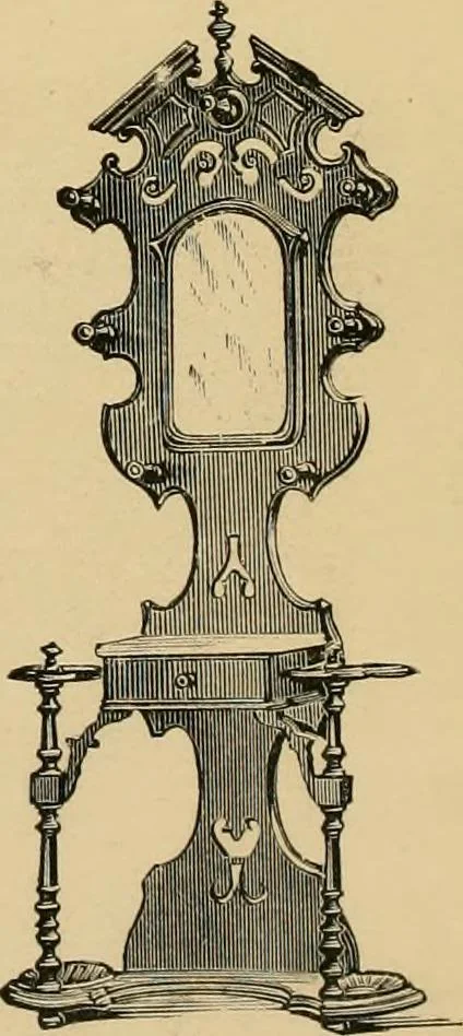 An illustration from Illustrated catalogue of chairs and furniture / manufactured by J.W. Mason & Co., 1874, leaf 47