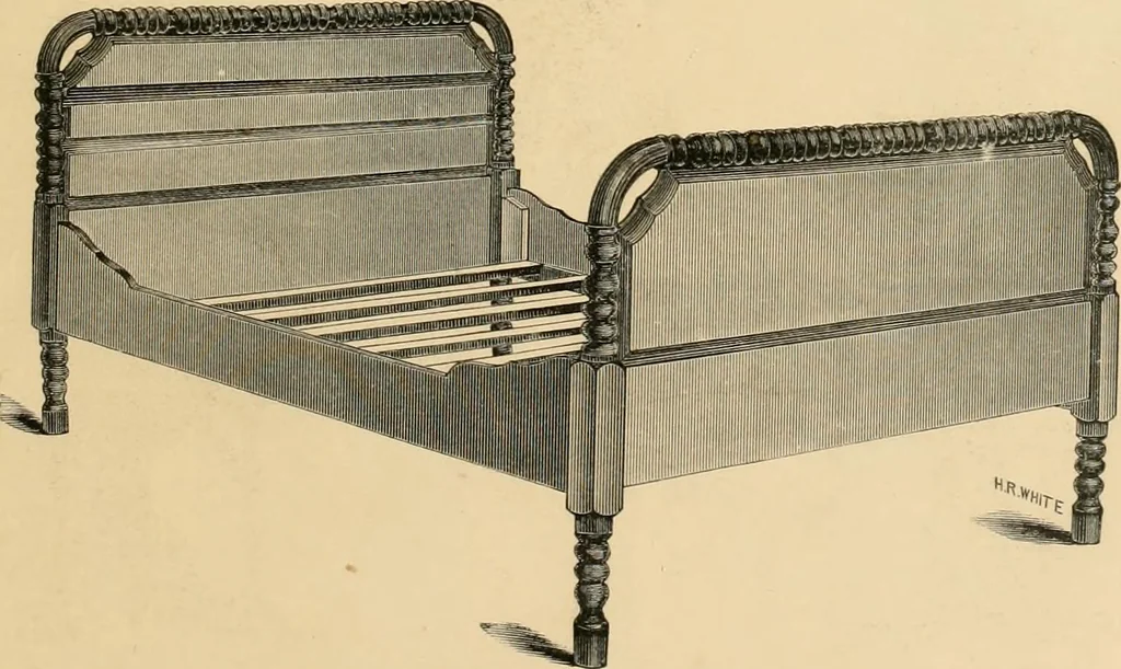 An illustration from Illustrated catalogue of chairs and furniture / manufactured by J.W. Mason & Co., 1874, leaf 48