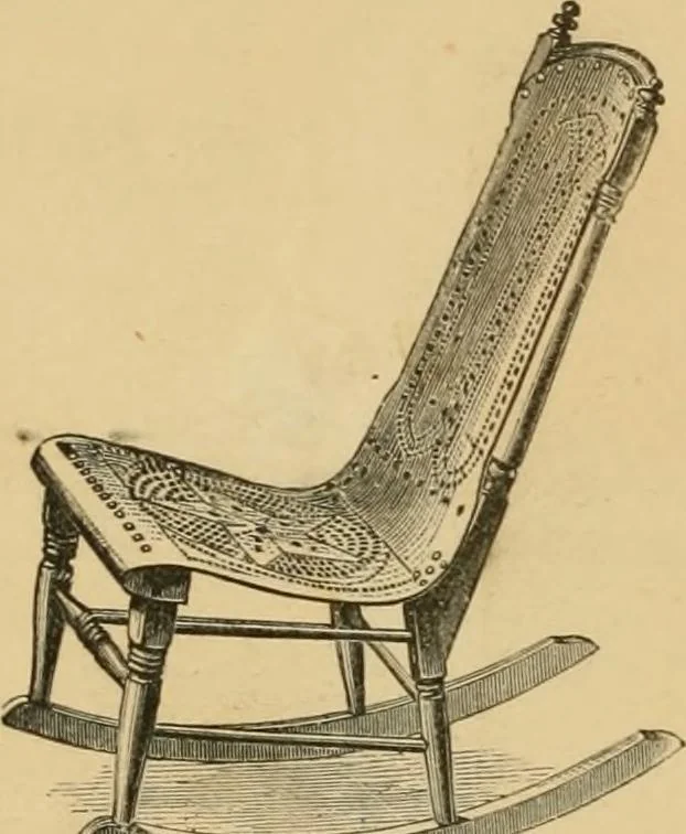 An illustration from Illustrated catalogue of chairs and furniture / manufactured by J.W. Mason & Co., 1874, leaf 51