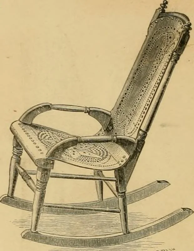 An illustration from Illustrated catalogue of chairs and furniture / manufactured by J.W. Mason & Co., 1874, leaf 51