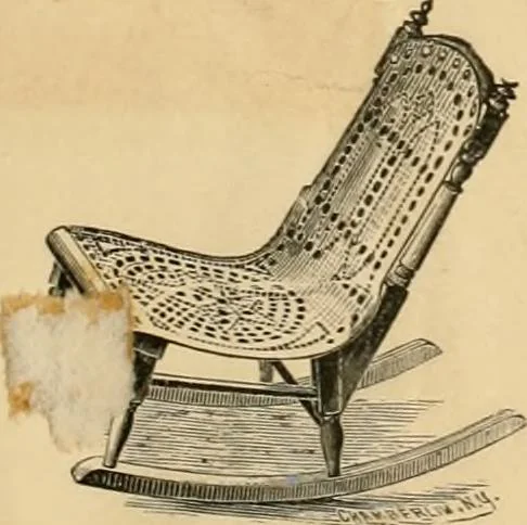 An illustration from Illustrated catalogue of chairs and furniture / manufactured by J.W. Mason & Co., 1874, leaf 52