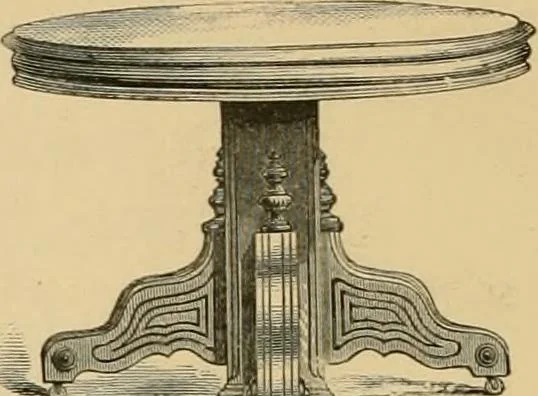 An illustration from Illustrated catalogue of chairs and furniture / manufactured by J.W. Mason & Co., 1874, leaf 57