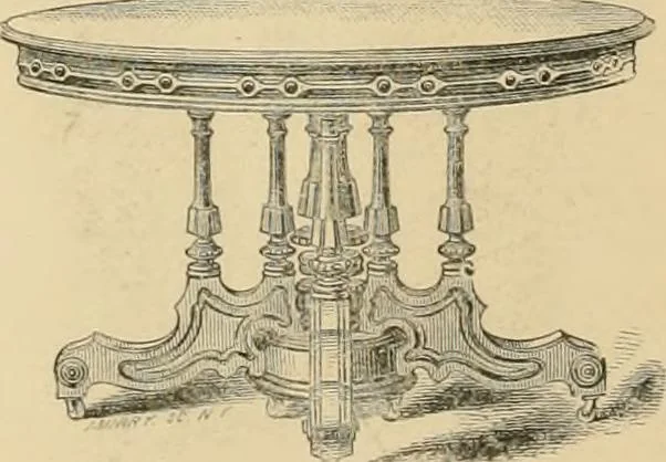 An illustration from Illustrated catalogue of chairs and furniture / manufactured by J.W. Mason & Co., 1874, leaf 57