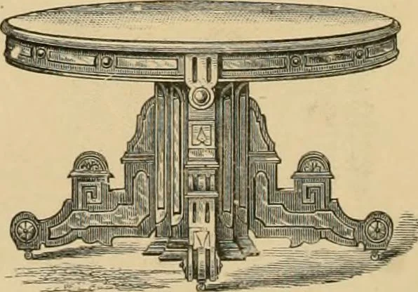 An illustration from Illustrated catalogue of chairs and furniture / manufactured by J.W. Mason & Co., 1874, leaf 57
