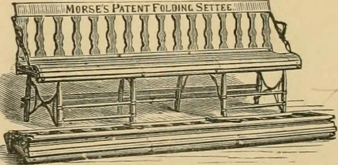 An illustration from Illustrated catalogue of chairs and furniture / manufactured by J.W. Mason & Co., 1874, leaf 59