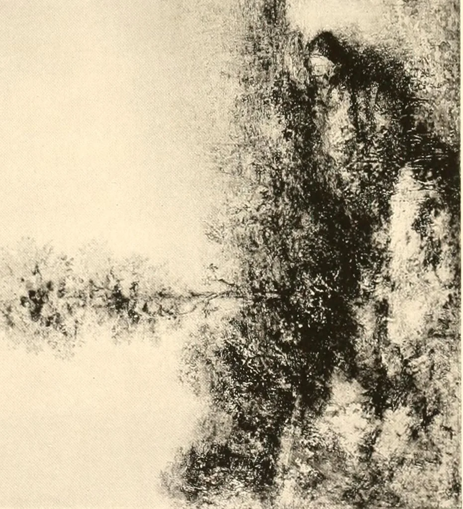 An illustration from Illustrated catalogue of the valuable paintings and sculptures by old and modern masters forming the famous Catholina Lambert collection, 1916, leaf 105