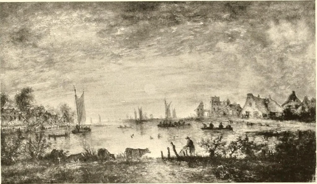 An illustration from Illustrated catalogue of the valuable paintings and sculptures by old and modern masters forming the famous Catholina Lambert collection, 1916, leaf 119
