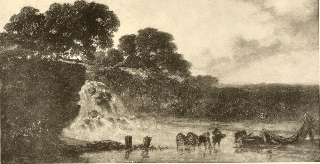 An illustration from Illustrated catalogue of the valuable paintings and sculptures by old and modern masters forming the famous Catholina Lambert collection, 1916, leaf 185