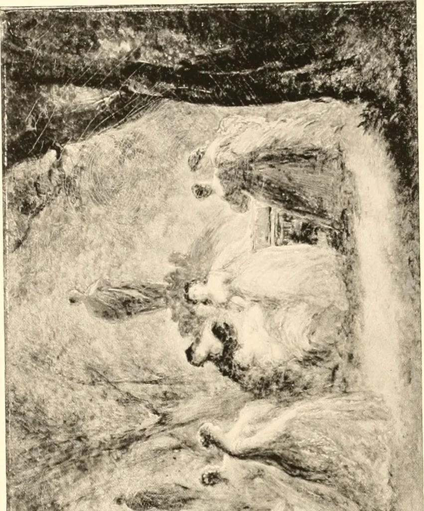 An illustration from Illustrated catalogue of the valuable paintings and sculptures by old and modern masters forming the famous Catholina Lambert collection, 1916, leaf 235