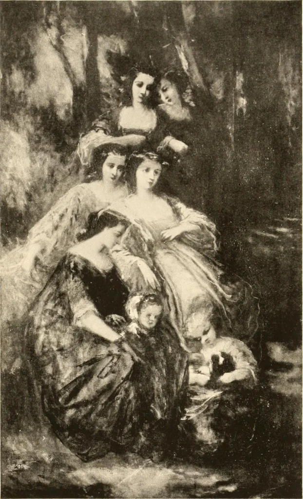 An illustration from Illustrated catalogue of the valuable paintings and sculptures by old and modern masters forming the famous Catholina Lambert collection, 1916, leaf 293