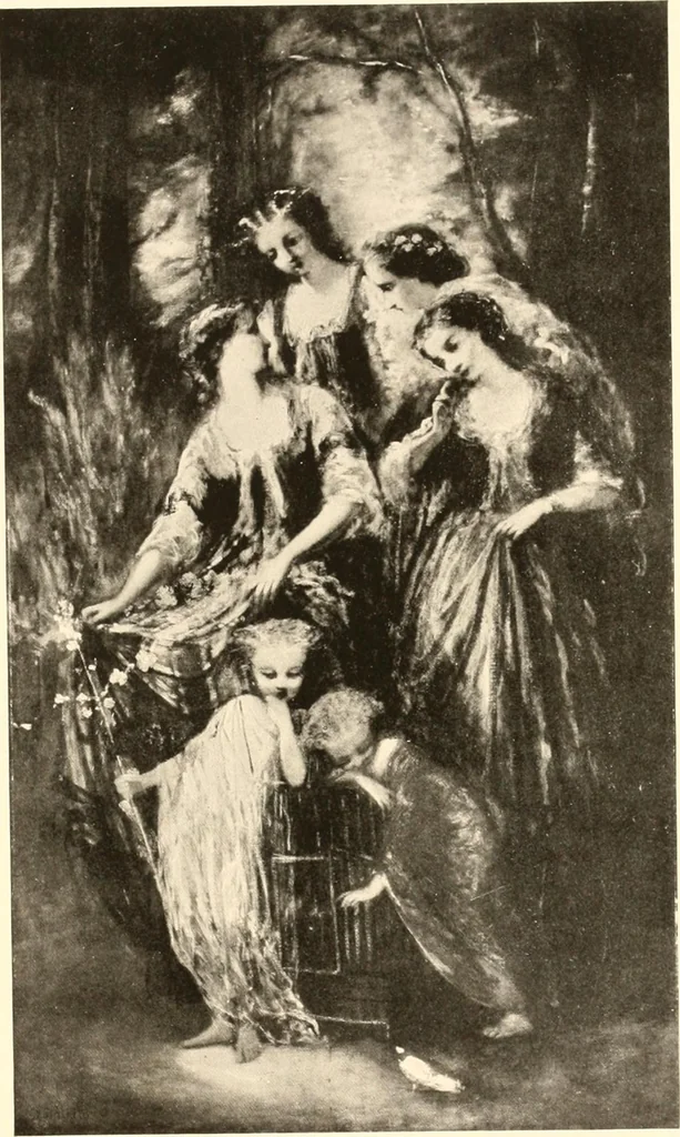 An illustration from Illustrated catalogue of the valuable paintings and sculptures by old and modern masters forming the famous Catholina Lambert collection, 1916, leaf 297