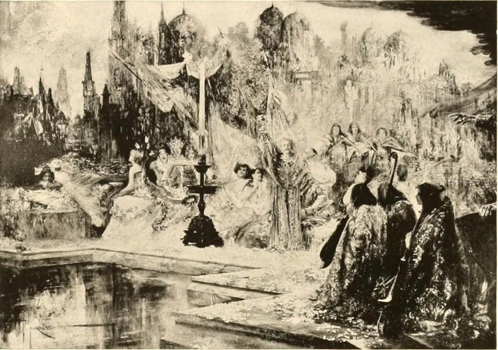 An illustration from Illustrated catalogue of the valuable paintings and sculptures by old and modern masters forming the famous Catholina Lambert collection, 1916, leaf 305