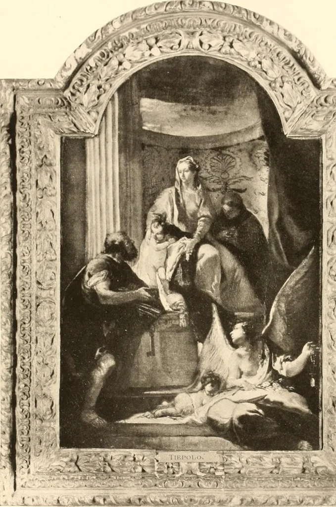 An illustration from Illustrated catalogue of the valuable paintings and sculptures by old and modern masters forming the famous Catholina Lambert collection, 1916, leaf 333