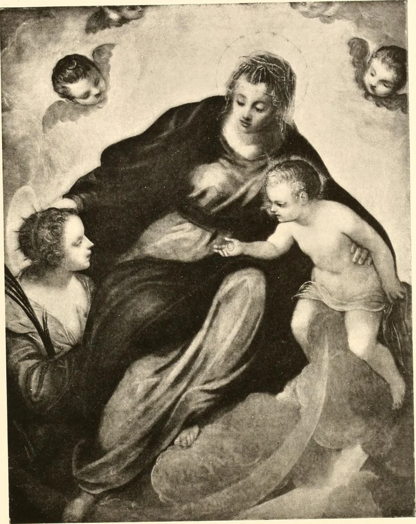 An illustration from Illustrated catalogue of the valuable paintings and sculptures by old and modern masters forming the famous Catholina Lambert collection, 1916, leaf 401