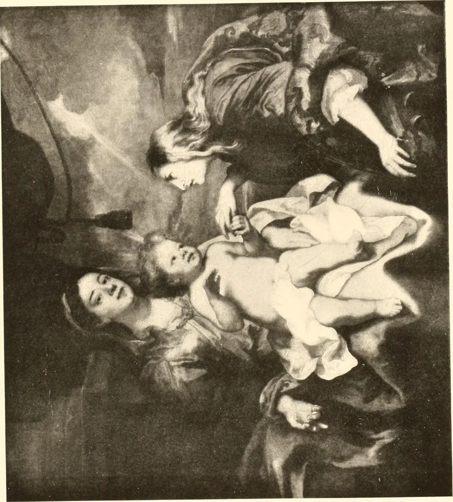 An illustration from Illustrated catalogue of the valuable paintings and sculptures by old and modern masters forming the famous Catholina Lambert collection, 1916, leaf 405