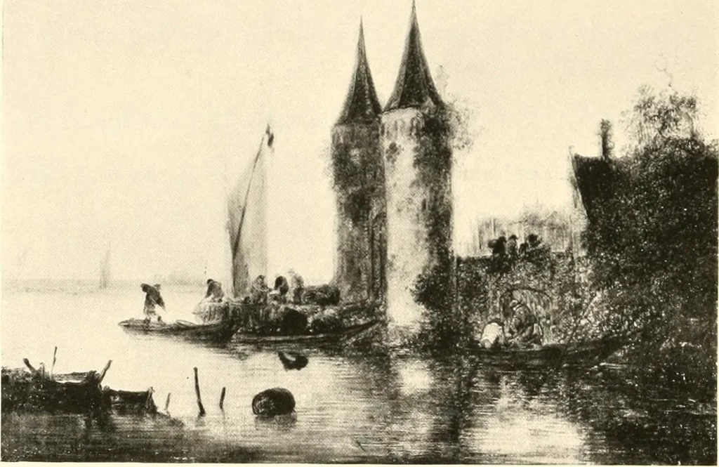 An illustration from Illustrated catalogue of the valuable paintings and sculptures by old and modern masters forming the famous Catholina Lambert collection, 1916, leaf 420
