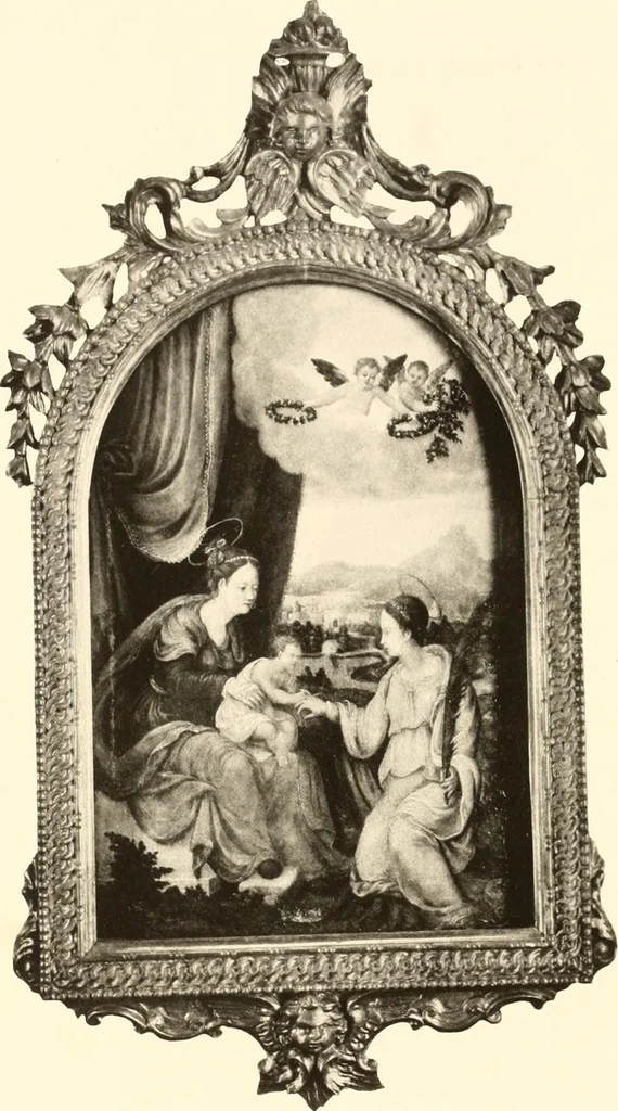An illustration from Illustrated catalogue of the valuable paintings and sculptures by old and modern masters forming the famous Catholina Lambert collection, 1916, leaf 425