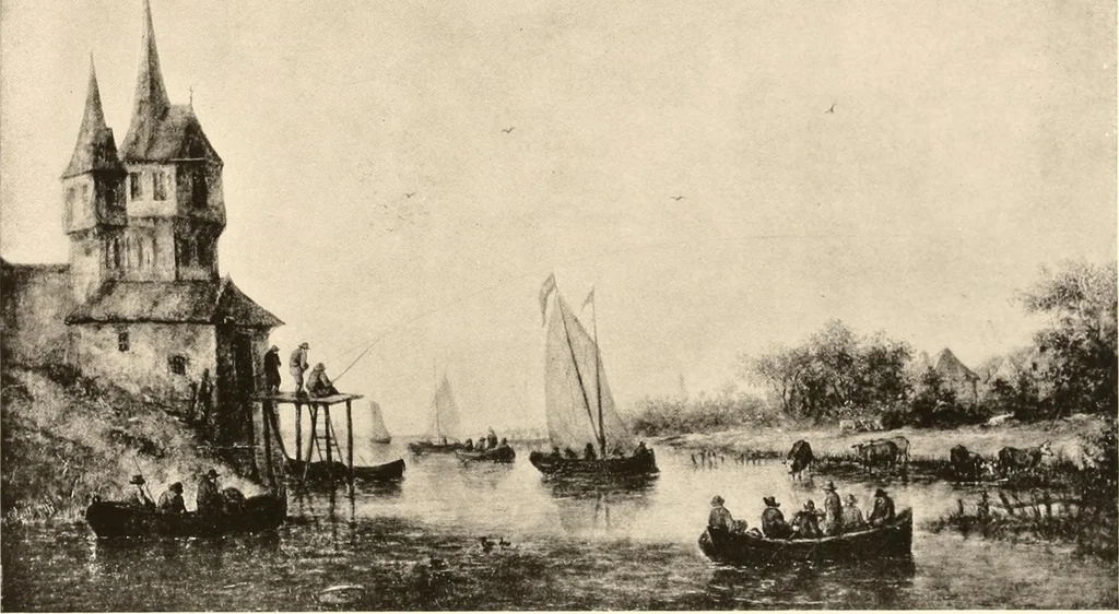 An illustration from Illustrated catalogue of the valuable paintings and sculptures by old and modern masters forming the famous Catholina Lambert collection, 1916, leaf 455