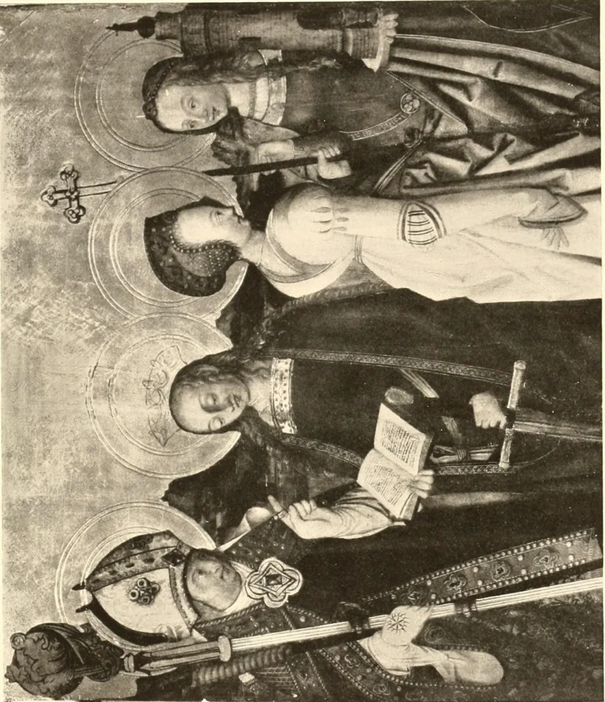 An illustration from Illustrated catalogue of the valuable paintings and sculptures by old and modern masters forming the famous Catholina Lambert collection, 1916, leaf 459