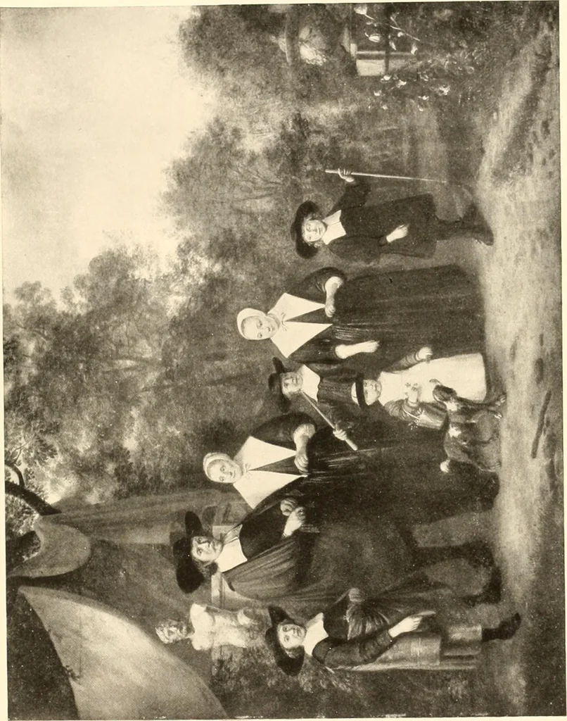 An illustration from Illustrated catalogue of the valuable paintings and sculptures by old and modern masters forming the famous Catholina Lambert collection, 1916, leaf 477