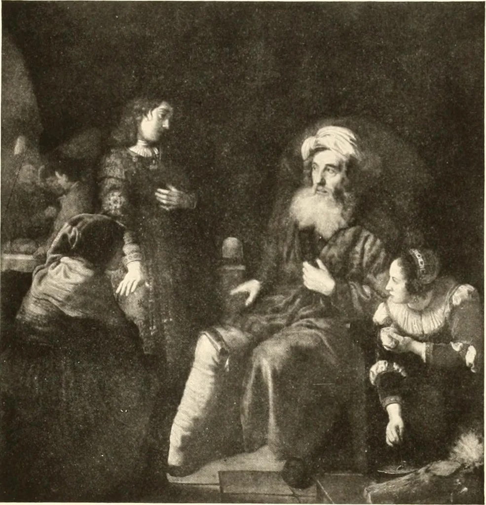 An illustration from Illustrated catalogue of the valuable paintings and sculptures by old and modern masters forming the famous Catholina Lambert collection, 1916, leaf 571