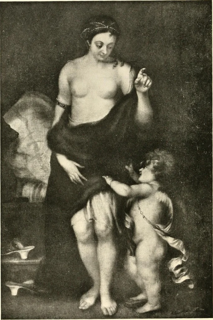 An illustration from Illustrated catalogue of the valuable paintings and sculptures by old and modern masters forming the famous Catholina Lambert collection, 1916, leaf 572