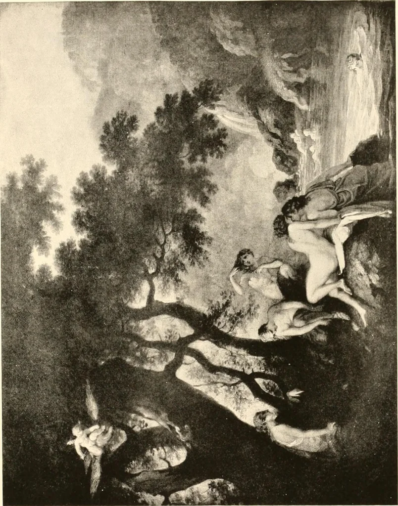 An illustration from Illustrated catalogue of the valuable paintings and sculptures by old and modern masters forming the famous Catholina Lambert collection, 1916, leaf 79
