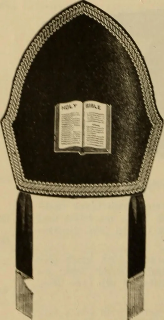 An illustration from Illustrated catalogue and price list; Knights of Pythias lodge paraphernalia and costumes for all three ranks, 1899, leaf 101