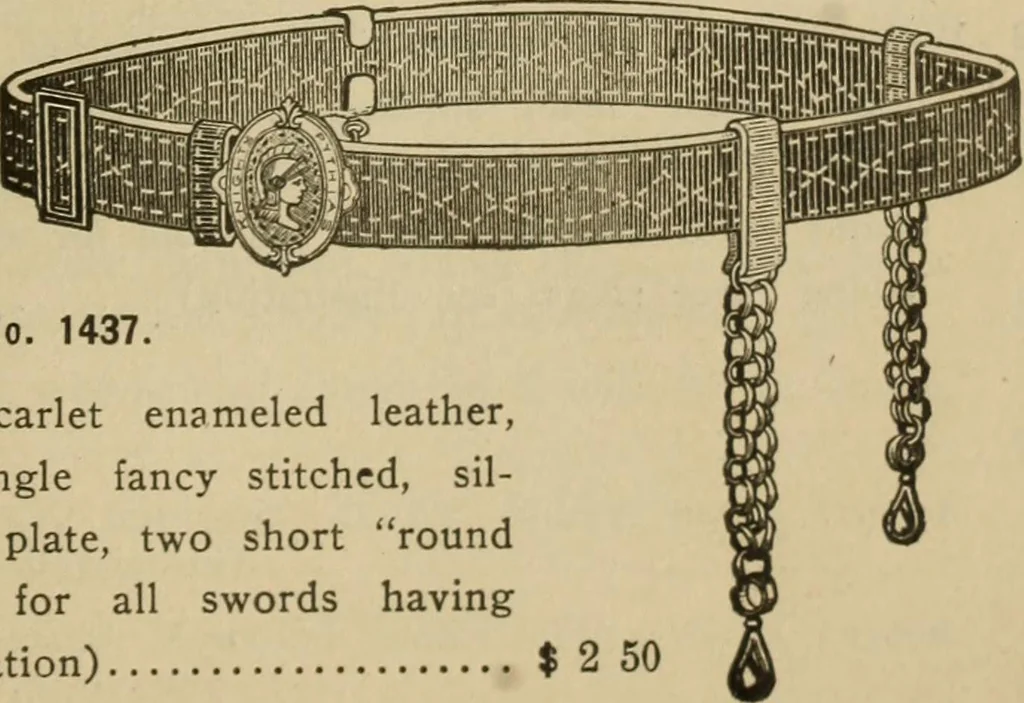An illustration from Illustrated catalogue and price list; Knights of Pythias lodge paraphernalia and costumes for all three ranks, 1899, leaf 128