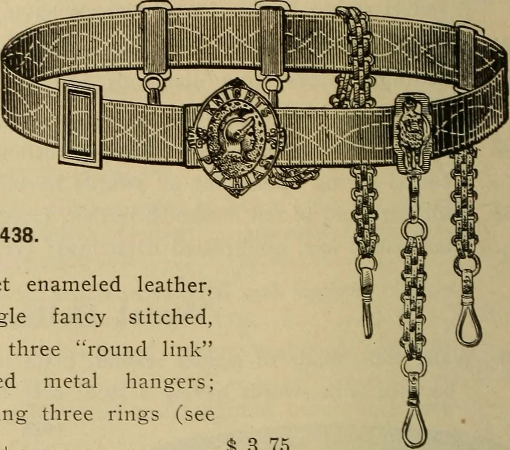 An illustration from Illustrated catalogue and price list; Knights of Pythias lodge paraphernalia and costumes for all three ranks, 1899, leaf 129