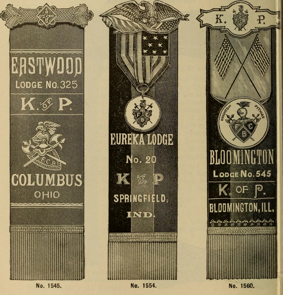 An illustration from Illustrated catalogue and price list; Knights of Pythias lodge paraphernalia and costumes for all three ranks, 1899, leaf 143
