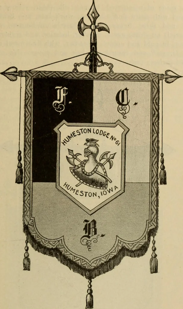 An illustration from Illustrated catalogue and price list; Knights of Pythias lodge paraphernalia and costumes for all three ranks, 1899, leaf 206
