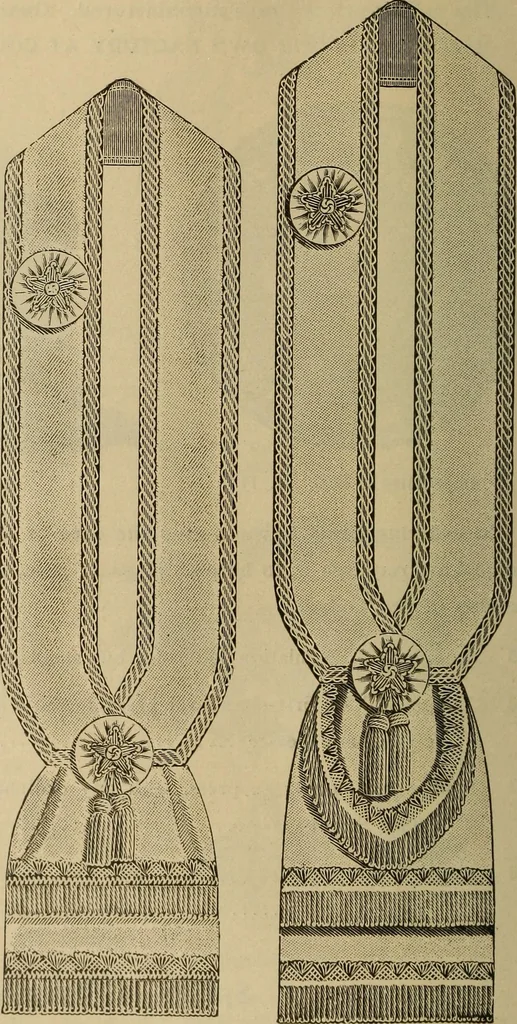 An illustration from Illustrated catalogue and price list; Knights of Pythias lodge paraphernalia and costumes for all three ranks, 1899, leaf 25
