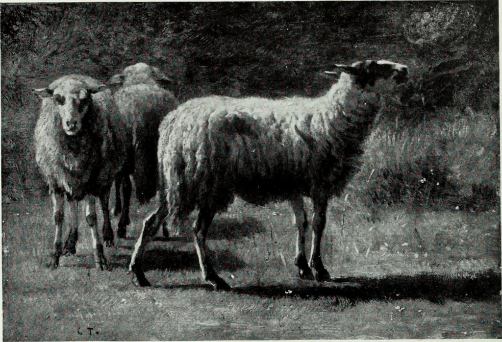 An illustration from Illustrated catalogue of the highly important collection of foreign and American paintings, to be sold at unrestricted public sale in the grand ballroom of the Plaza Hotel .., 1913, leaf 101