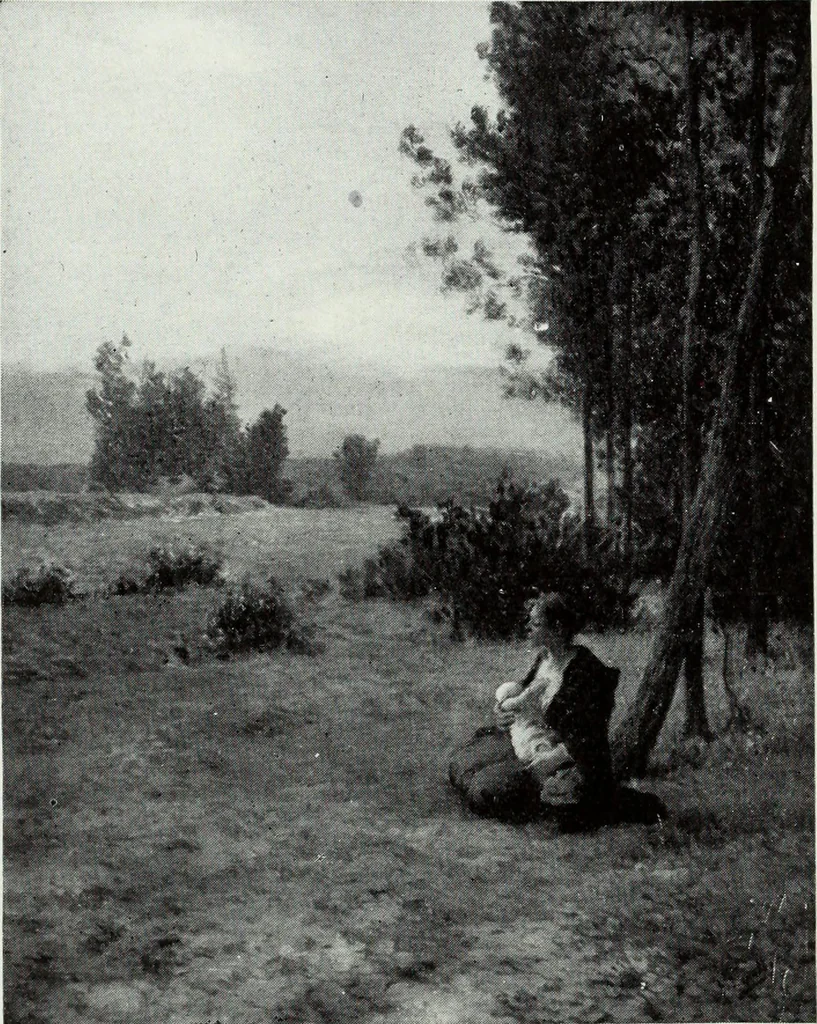 An illustration from Illustrated catalogue of the highly important collection of foreign and American paintings, to be sold at unrestricted public sale in the grand ballroom of the Plaza Hotel .., 1913, leaf 119