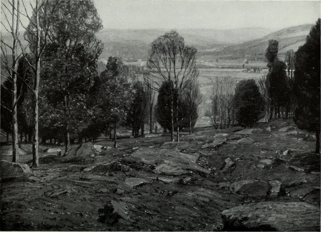 An illustration from Illustrated catalogue of the highly important collection of foreign and American paintings, to be sold at unrestricted public sale in the grand ballroom of the Plaza Hotel .., 1913, leaf 131