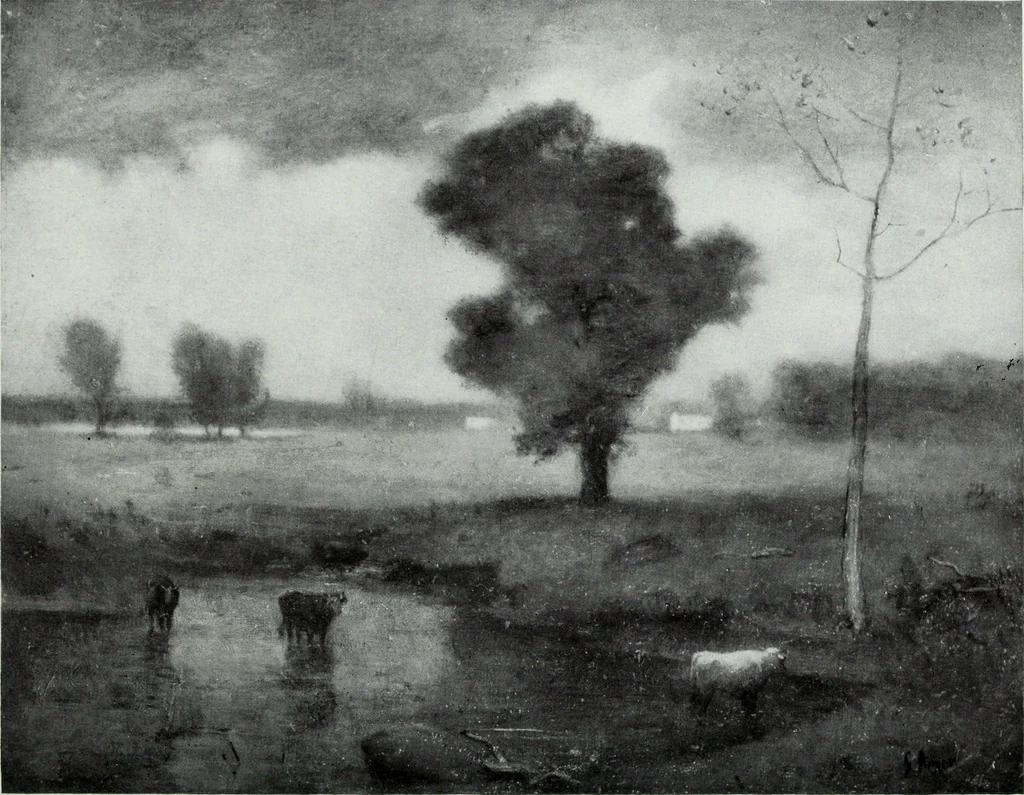 An illustration from Illustrated catalogue of the highly important collection of foreign and American paintings, to be sold at unrestricted public sale in the grand ballroom of the Plaza Hotel .., 1913, leaf 175